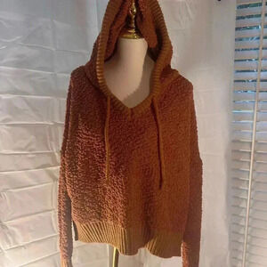 POL Cozy Brown Hooded Sweater